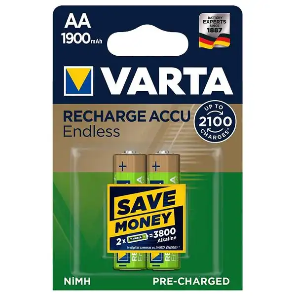 Аккумулятор Varta Rechargeable Accu AA BLI 2, 2100 mAh, 56706101402 купить недорого в Украине, фото 1