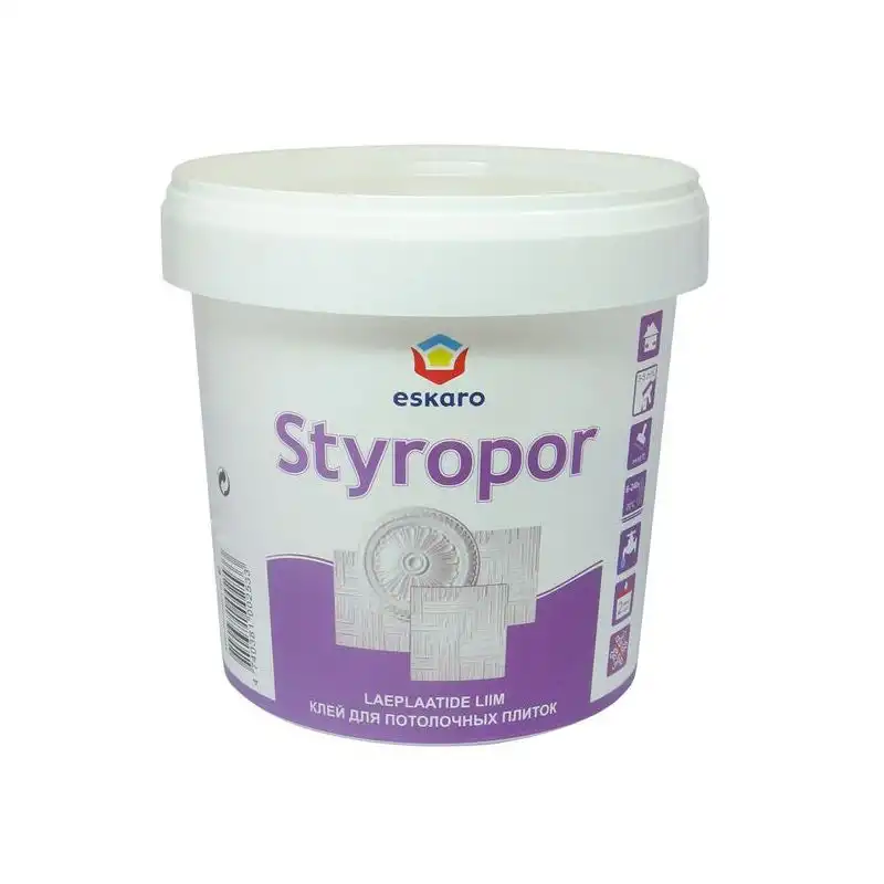 Клей для потолочных плит Eskaro Styropor, 1 кг купить недорого в Украине, фото 1