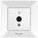 Розетка телевизионная конечная Panasonic Arkedia Slim, белый, 480200224, фото 1 Розетка телевизионная конечная Panasonic Arkedia Slim, белый, 480200224 купить недорого в Украине, фото 1