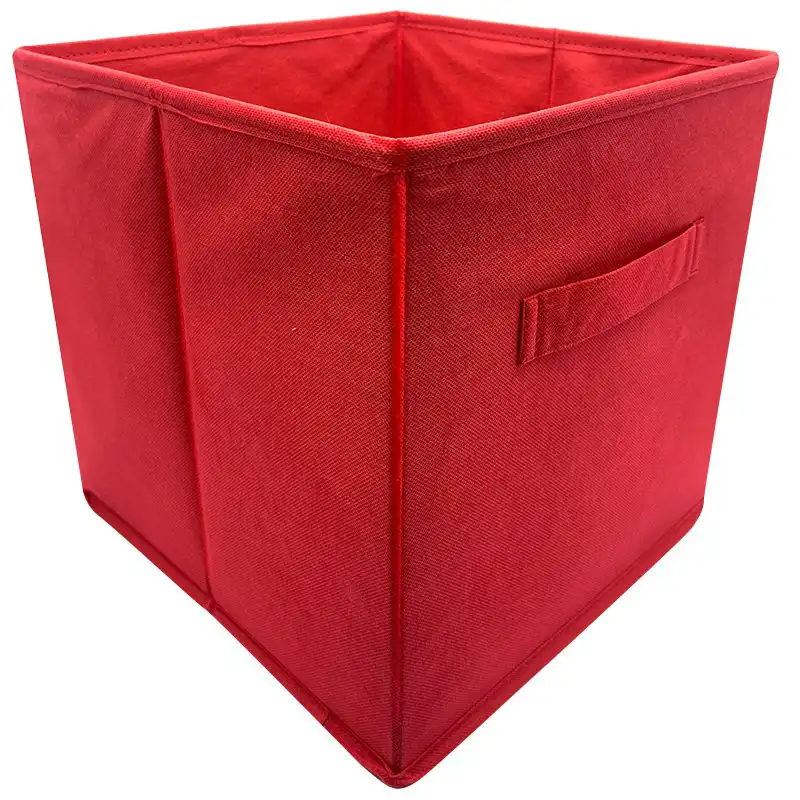 Короб для зберігання Design Line, 30x30x30 см, червоний, R303030 купити недорого в Україні, фото 1