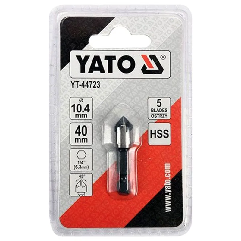 Зенкер конічний по металу Yato HSS, YT-44723 купити недорого в Україні, фото 2