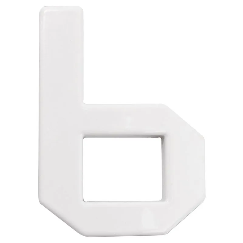 Цифра Arino №6, 45х22х5 мм, білий, 67693 купити недорого в Україні, фото 1