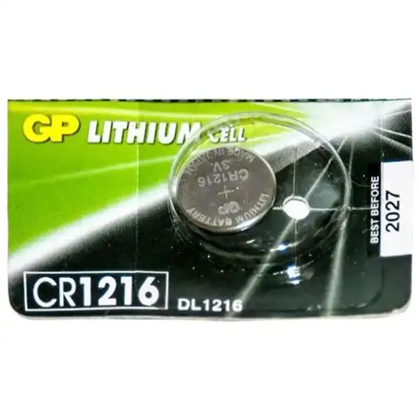 Батарейка GP Lithium Button Cell CR1216-7U5 3.0V, 01-00000205 купить недорого в Украине, фото 1