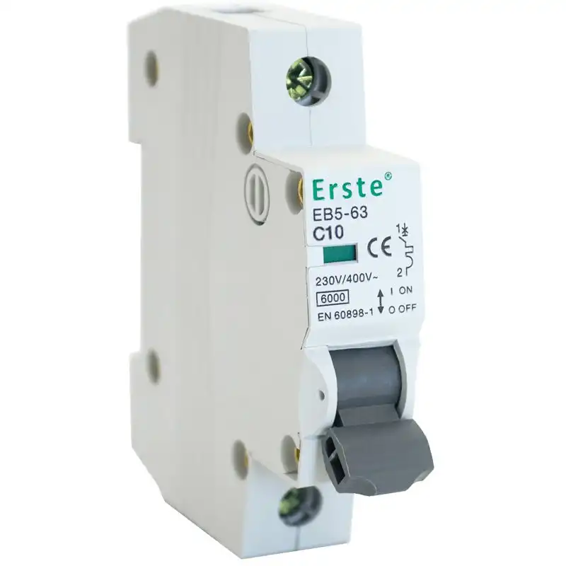 Автоматичний вимикач Erste, 6 кА, EB5-63 1P 10A купити недорого в Україні, фото 1