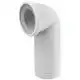Коліно для унітазу AlkaPlast, 90°, 110 мм, A90-90 купити недорого в Україні, фото 1