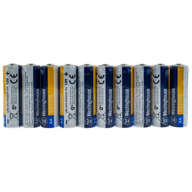 Батарейка щелочная Westinghouse Standard Alkaline, AA/LR6, 10 шт, LR6-SP10N купить недорого в Украине, фото 1