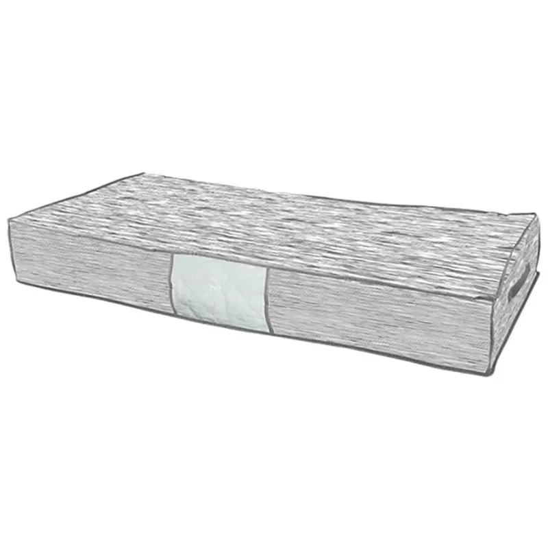 Чехол для белья Idea Home NP-131, 90х45х15 см, серый, 6963535 купить недорого в Украине, фото 1