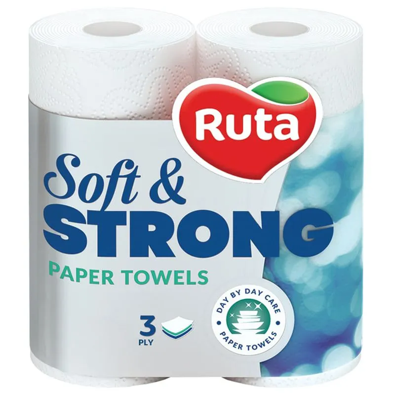Полотенца бумажные Ruta Soft Strong трехслойные купить недорого в Украине, фото 1