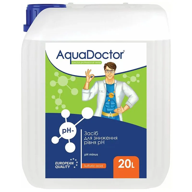 Засіб для зниження рівня pH AquaDoctor Minus, 20 л, PHML-20 купити недорого в Україні, фото 1