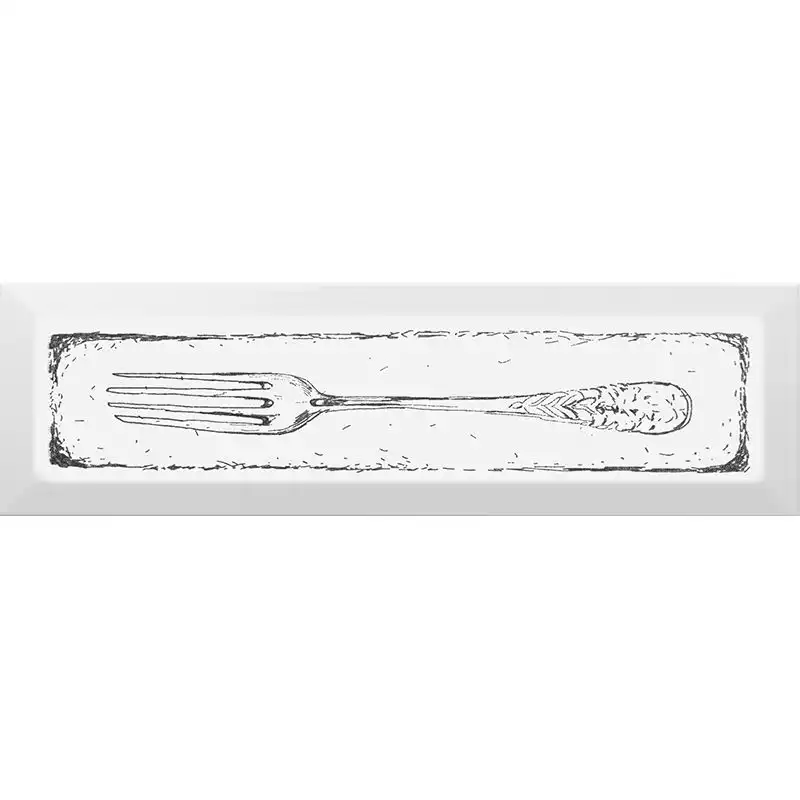 Декор Kerama Marazzi Fork, 85х285 мм, чорний, NT\B26\9001, фото 2 Декор Kerama Marazzi Fork, 85х285 мм, чорний, NT\B26\9001 купити недорого в Україні, фото 2
