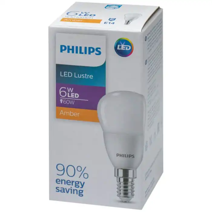 Лампа LED Philips Lustre P45NDFR RCA, 6-60W, E14, 929002273937 купить недорого в Украине, фото 1