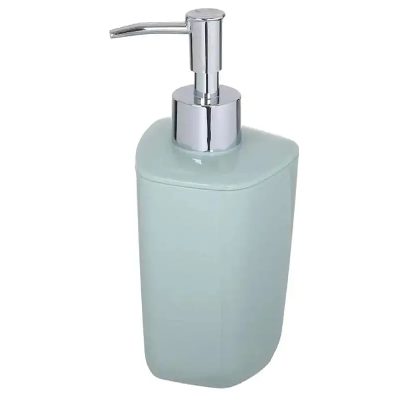 Дозатор для жидкого мыла Trento Basic Mint, кнопочный, пластик, 0,25 л, зеленый купить недорого в Украине, фото 1