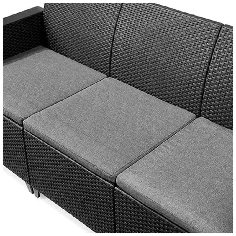 Комплект меблів Keter Elodie 5 seater, 4 предмети, графіт, 246150 купити недорого в Україні, фото 2