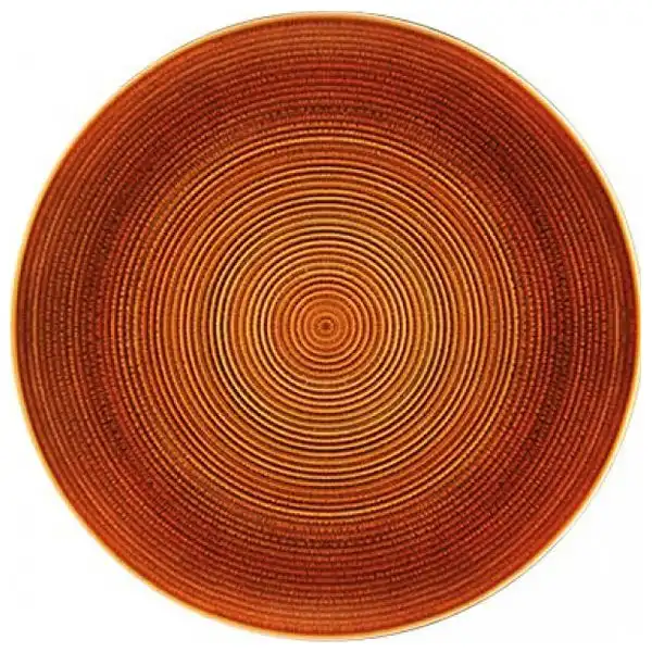 Тарелка обедняя LOS`K Бренда Оранж, круглая, 22,6 см, оранжевый купить недорого в Украине, фото 1
