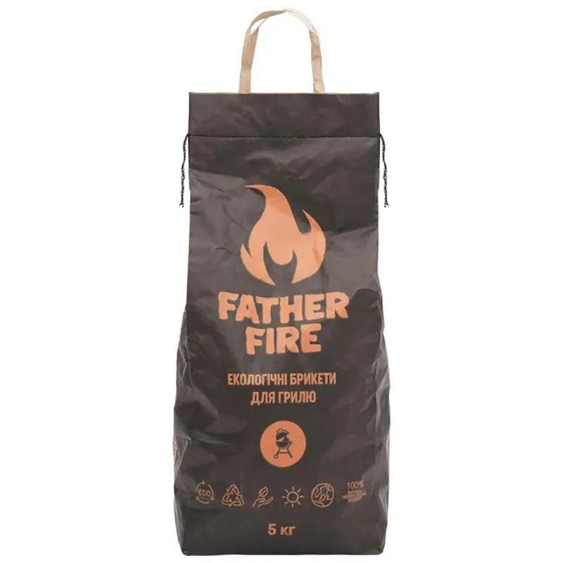 Уголь древесный Father Fire, 5 кг купить недорого в Украине, фото 1