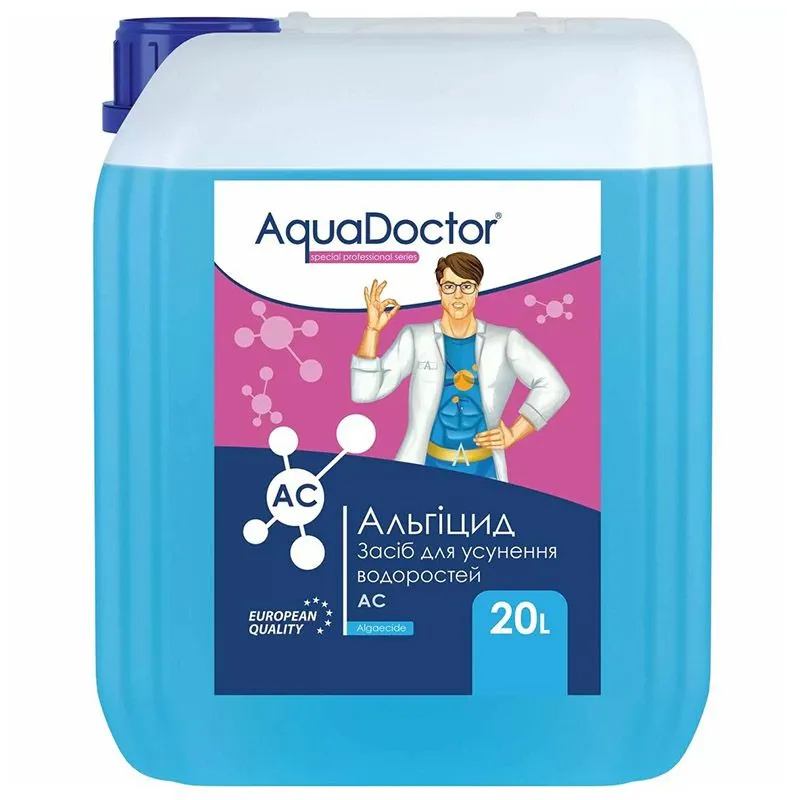Альгіцид для усунення водоростей AquaDoctor AC-20, 20 л купити недорого в Україні, фото 1