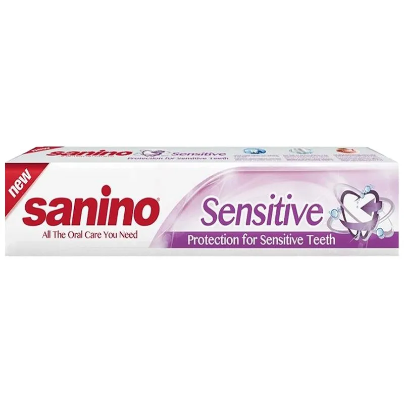 Зубна паста Sanino Захист для чутливих зубів, 100 мл, C-2197 купити недорого в Україні, фото 1