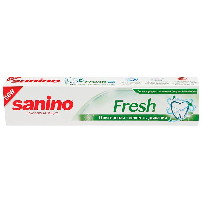 Зубна паста Sanino Тривала свіжість, 100 мл, С-2112 купити недорого в Україні, фото 1