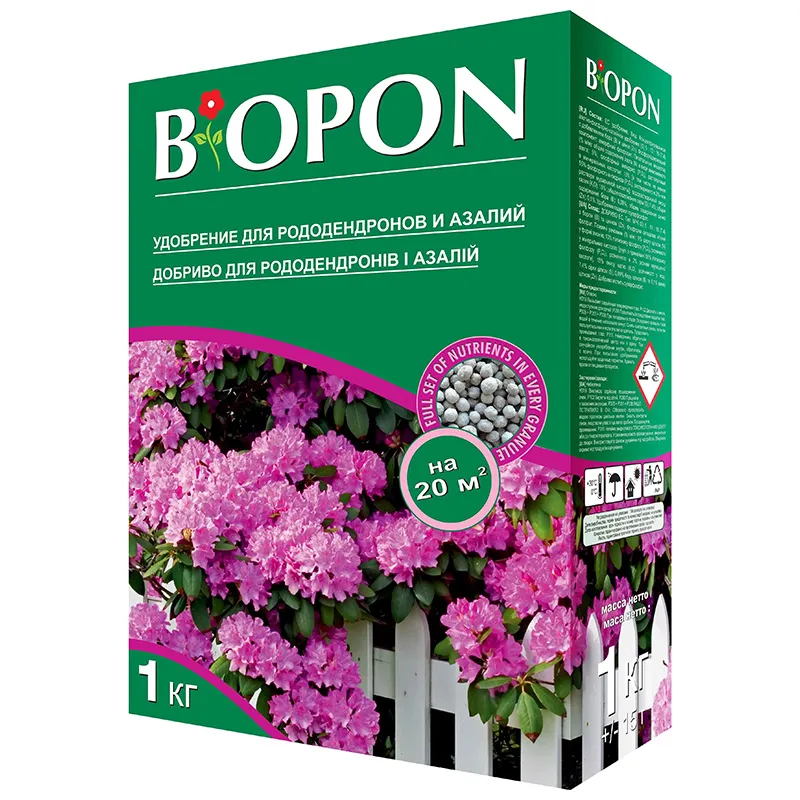 Добриво Biopon гранульоване для рододендронів і азалій, 1 кг купити недорого в Україні, фото 1