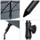Зонт садовый Koopman X12000010, 125х200 см, прямоугольный, графит купить недорого в Украине, фото 4