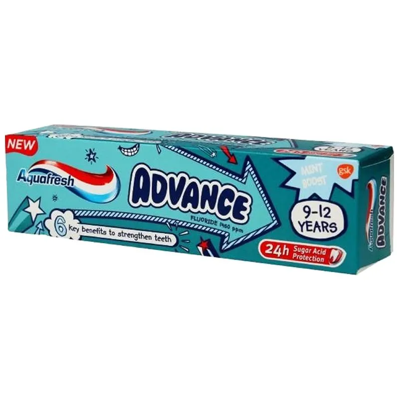 Зубная паста Aquafresh Advance, 75 мл, 045836 купить недорого в Украине, фото 1