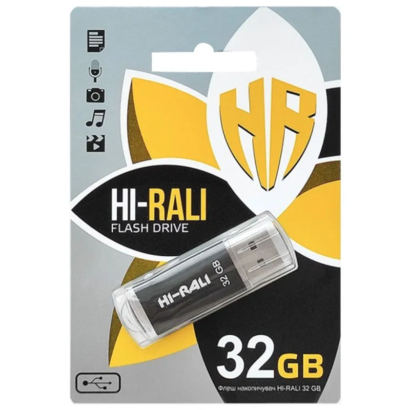 Накопичувач USB Hi-Rali, 32GB, ЦБ-0058078 купити недорого в Україні, фото 2