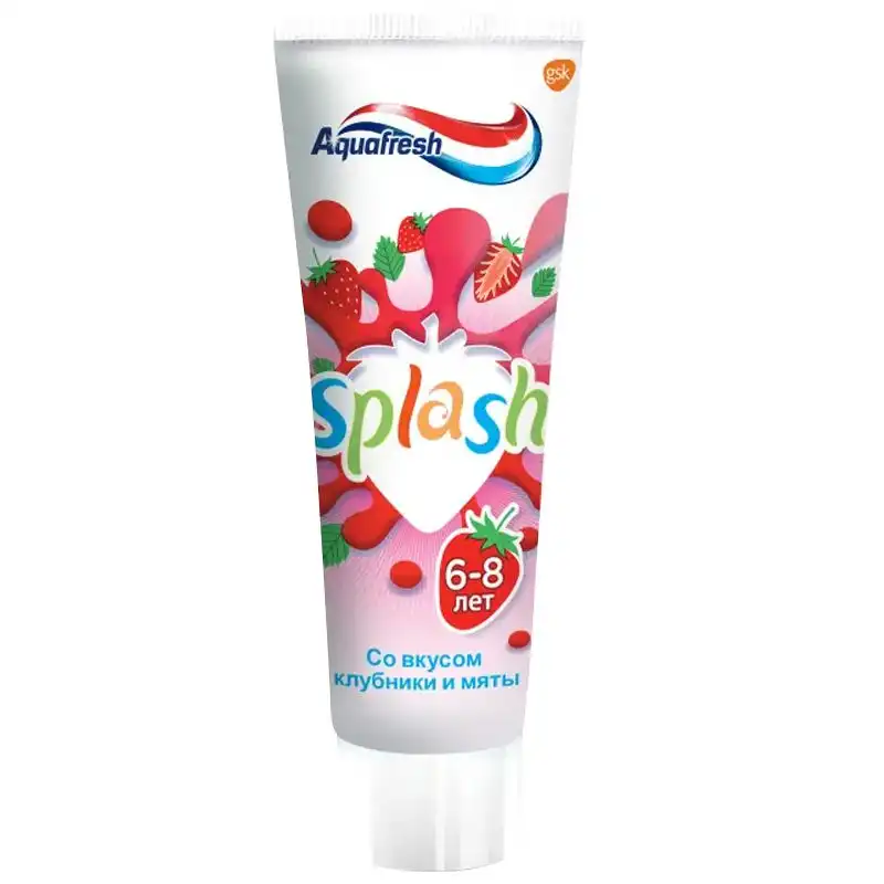 Зубна паста для дітей Aquafresh Splash, 50 мл, 089823 купити недорого в Україні, фото 1