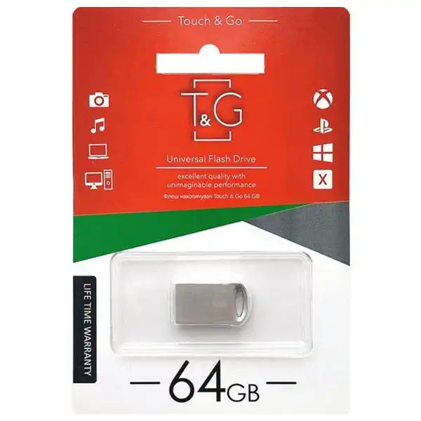Накопичувач USB T&G 105 Metal Series, 64GB, ЦБ-0052834 купити недорого в Україні, фото 2