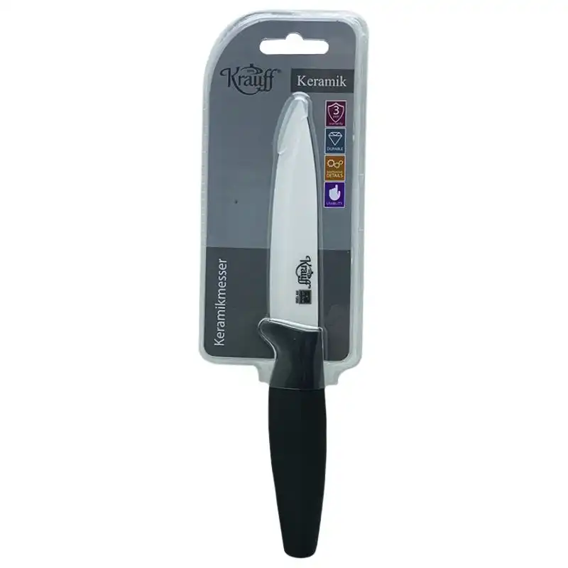 Нож кулинарный Krauff керамический, 9,9 см, 29-250-039 купить недорого в Украине, фото 1