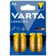 Батарейка VARTA LONGLIFE AA BLI 4, 4106101414 купити недорого в Україні, фото 1