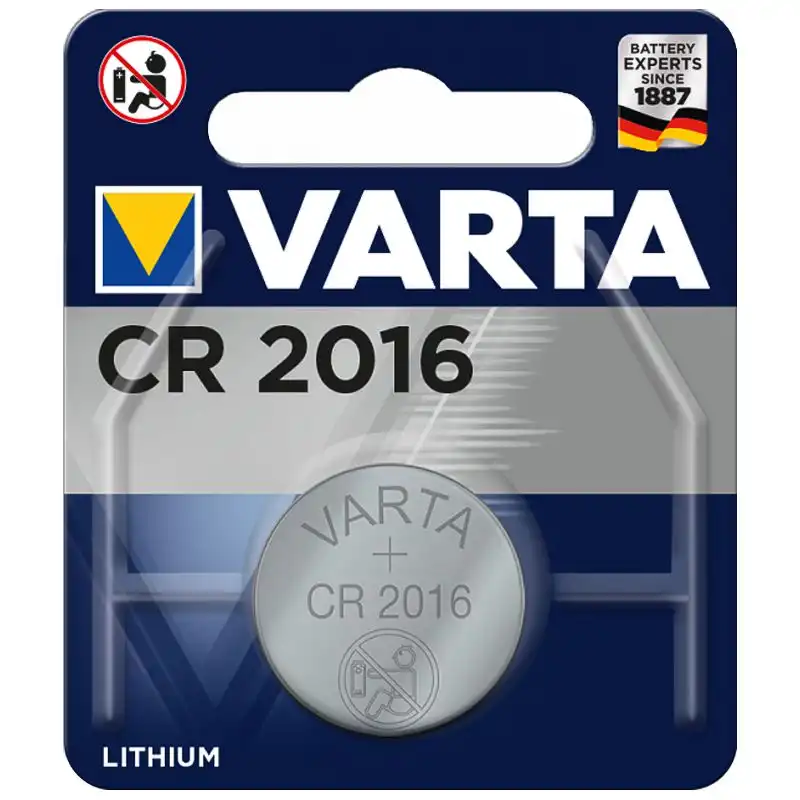 Батарейка VARTA Lithium CR 2016 BLI 1, 6016101401 купити недорого в Україні, фото 1