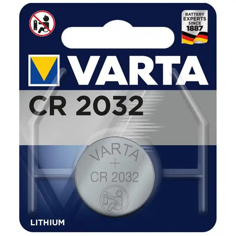 Батарейка VARTA Lithium CR 2032 BLI 1, 6032101401 купити недорого в Україні, фото 1