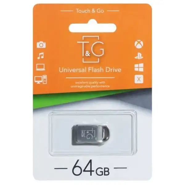 Накопичувач USB T&G 107 Metal Series, 64GB, ЦБ-0052835 купити недорого в Україні, фото 2