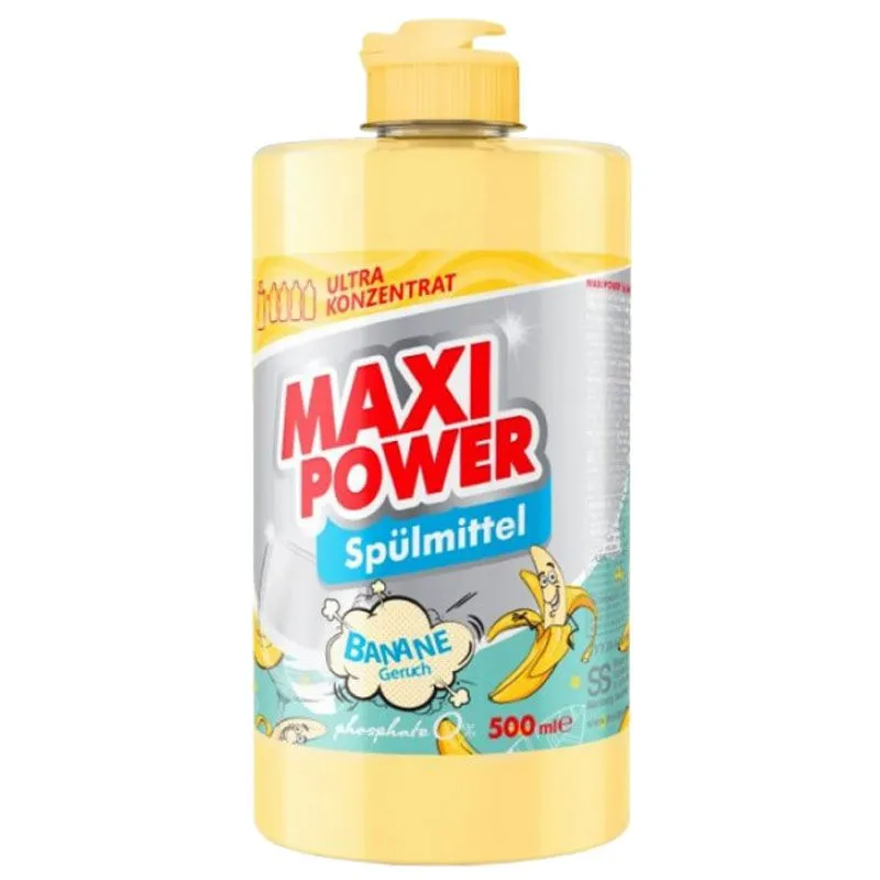 Средство для мытья посуды Maxi Power Банан, 500 мл, DS764205 купить недорого в Украине, фото 1
