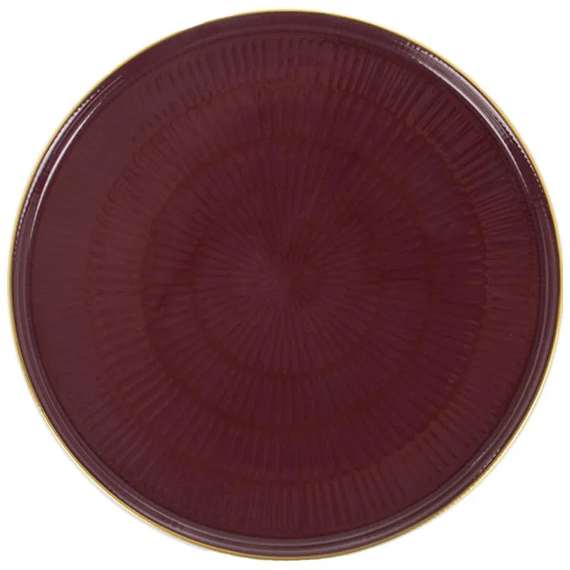 Тарілка Alba ceramic Bordeaux, 26 см, 769-053 купити недорого в Україні, фото 1