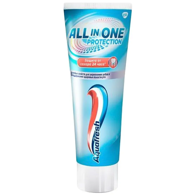 Зубна паста Aquafresh All-in-one Захист, 100 мл купити недорого в Україні, фото 1