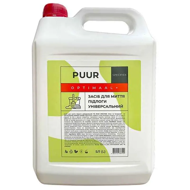 Засіб для миття підлоги універсальний Puur Specifiek, 5 л, PUR-FLOOR-5L купити недорого в Україні, фото 1