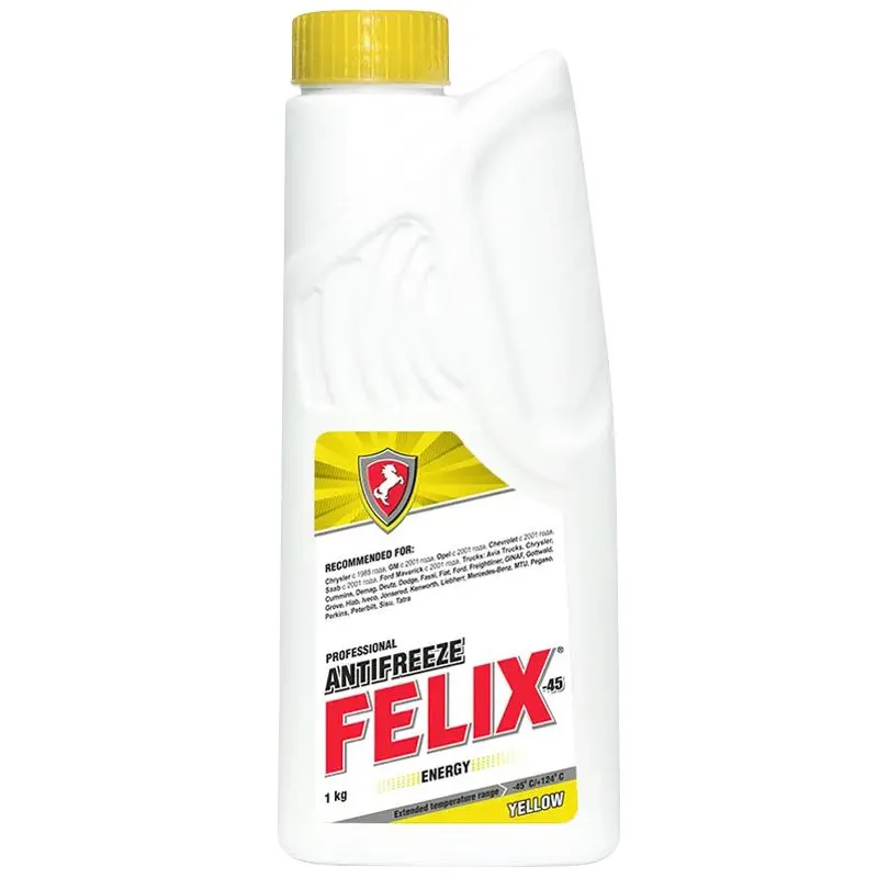 Антифриз Felix Energy, G12+, 1 л, жовтий, 430206026 купити недорого в Україні, фото 1