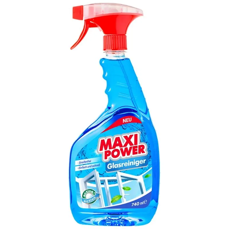 Средство для мытья стекол Maxi Power, 740 мл купить недорого в Украине, фото 1
