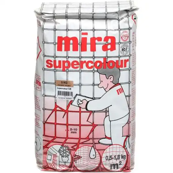 Фуга Mira 116, 5 кг, молочно-сірий купити недорого в Україні, фото 1