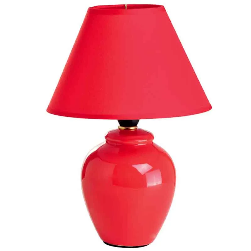 Настільна лампа Lumano Carlos Red Italian Natural Series, 40 Вт, E27, 6500 К купити недорого в Україні, фото 1