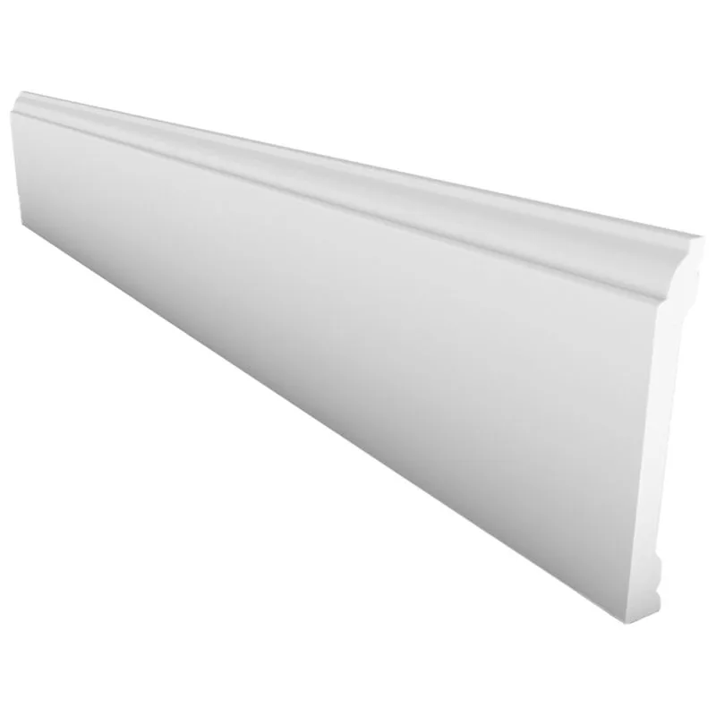 Плінтус підлоговий Damar DP11, 11х80 мм, 2 м, білий купити недорого в Україні, фото 1