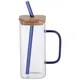 Кружка з кришкою та трубочкою Yiwu Blue, 400 мл, HP-19-146G, фото 1 Кружка з кришкою та трубочкою Yiwu Blue, 400 мл, HP-19-146G купити недорого в Україні, фото 1