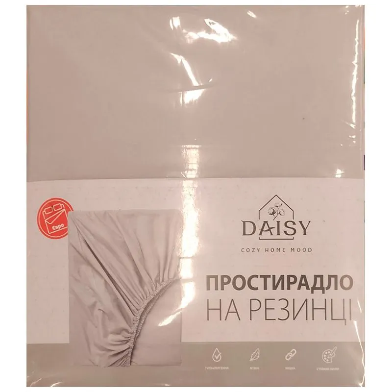 Простирадло на гумці Biltex Oyster Mushroom 13-4201, 200х200+25 см, мікрофібра, фото 1 Простирадло на гумці Biltex Oyster Mushroom 13-4201, 200х200+25 см, мікрофібра купити недорого в Україні, фото 1