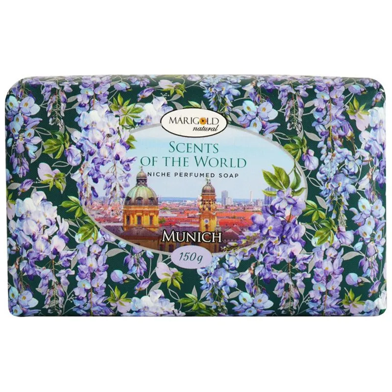 Мило туалетне Marigold Natural Мюнхен, 150 г, 4820179550245 купити недорого в Україні, фото 1