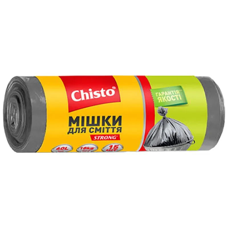 Пакеты для мусора Chisto Strong, 60 л, 060.15HLC82 купить недорого в Украине, фото 1