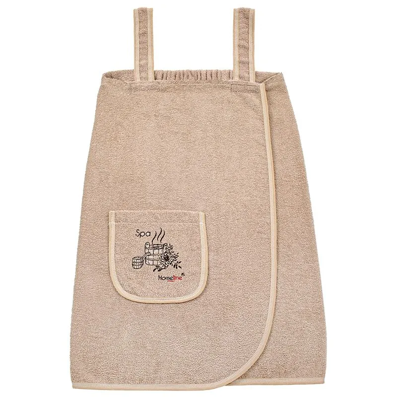 Сарафан для бани Home Line, XXL / XXXL, бежевый, 178925, фото 1 Сарафан для бани Home Line, XXL / XXXL, бежевый, 178925 купить недорого в Украине, фото 1