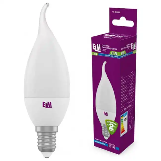 Лампа ELM LED PA10, 6W, E14, 4000K, 18-0089 купити недорого в Україні, фото 1