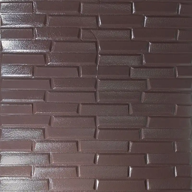 3D-панель стінова Sticker Wall, 700х770х8 мм, коричнева, HP-OB-18 купити недорого в Україні, фото 1