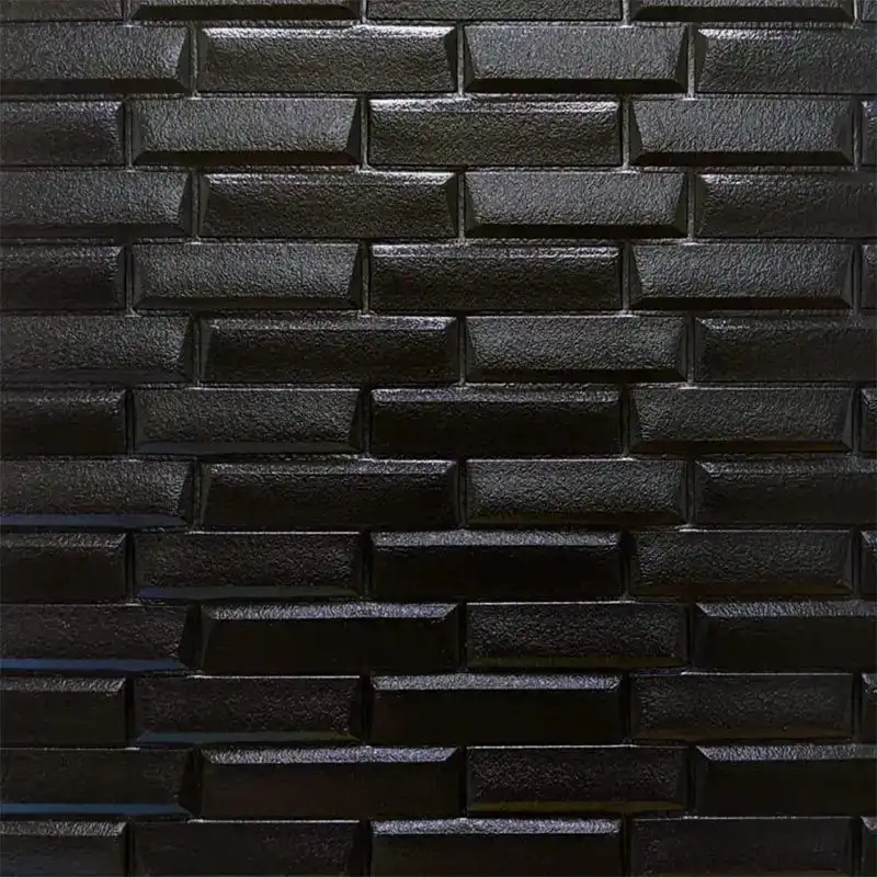 3D-панель стінова Sticker Wall, 700х770х8 мм, чорна, HP-OB-19 купити недорого в Україні, фото 1